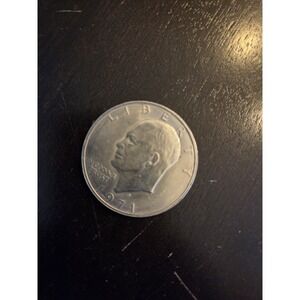 1971-D clad Eisenhower dollar coin